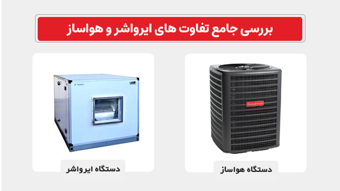 بررسی جامع تفاوت های ایرواشر و هواساز - نمایندگی گودمن